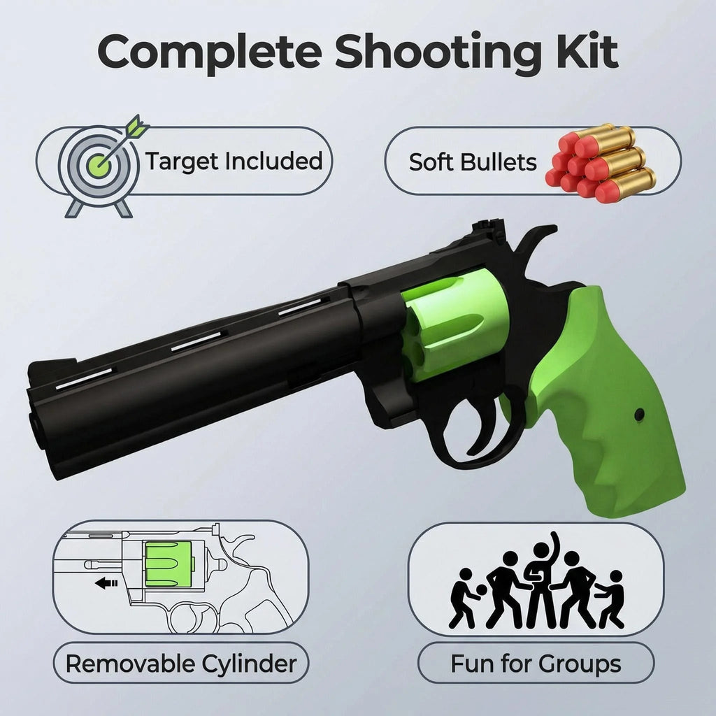 Green Python Revolver