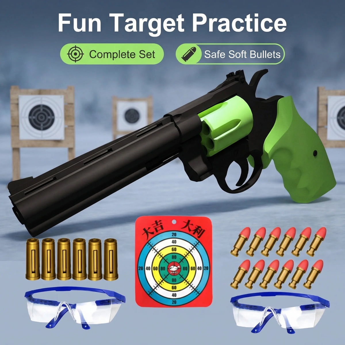 Green Python Revolver