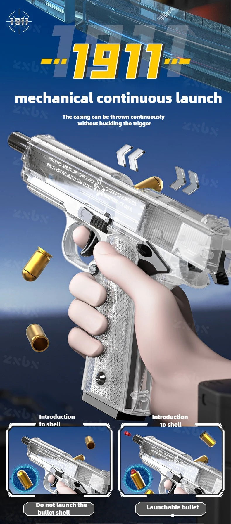 Transparent M1911