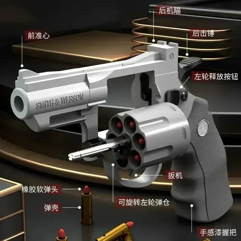 Grey Python .357 Revolver